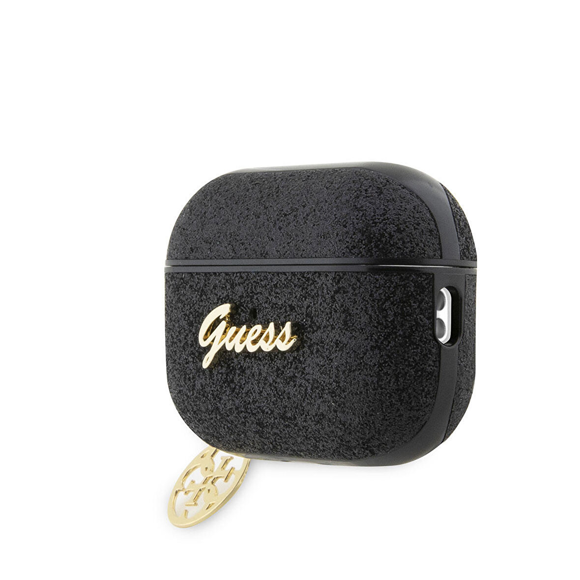 Airpods Pro 2 Uyumlu Kılıf GUESS Glitter 4G Charm Exclusive Tasarım