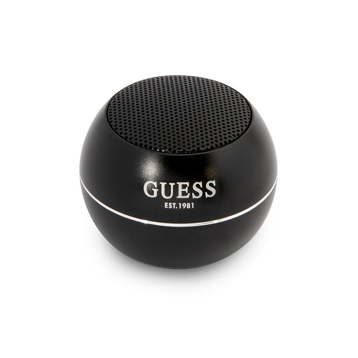 Mini Bluetooth Speaker GUESS Alüminyum Alaşım Gövde Tasarımlı Hoparlör Portable Siyah