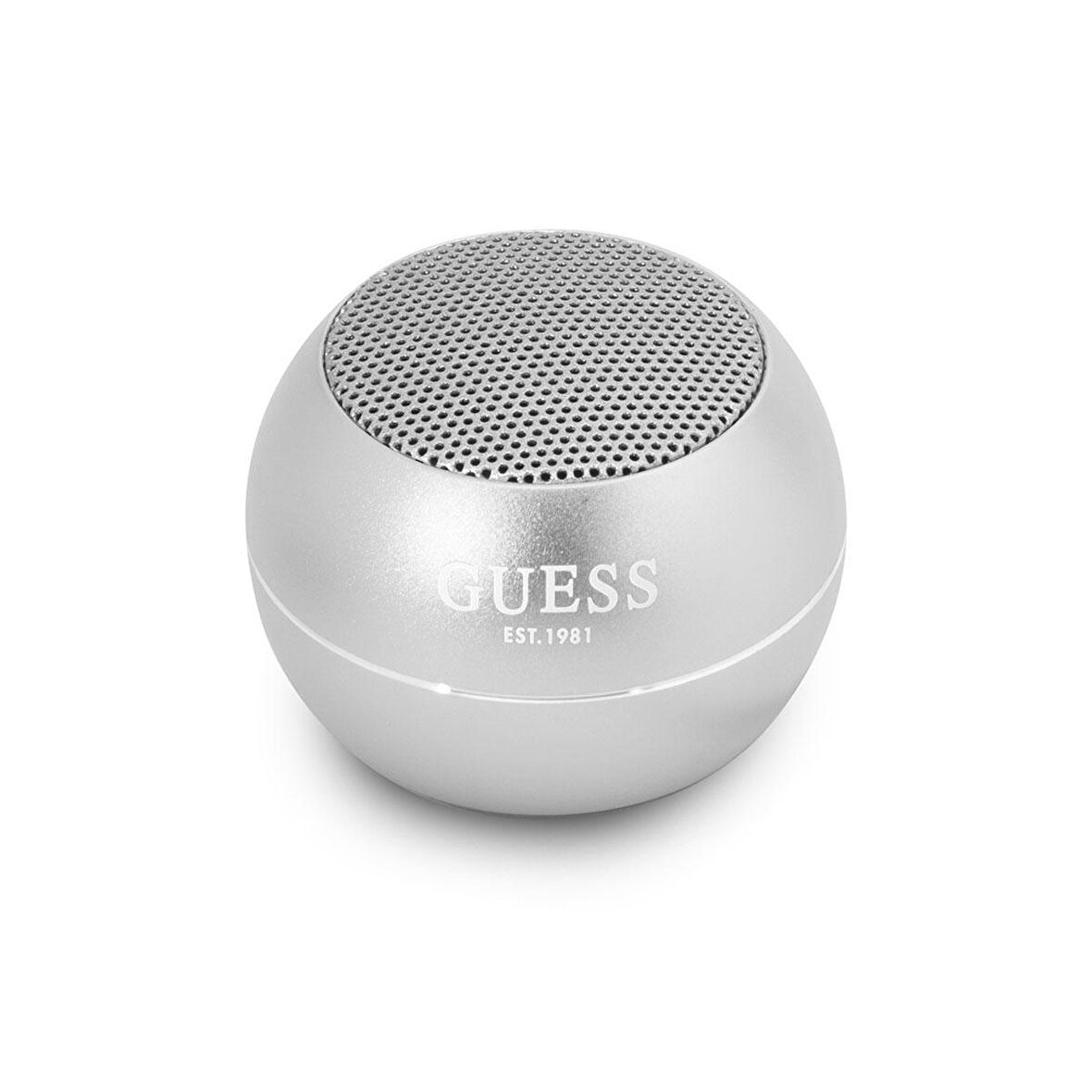 Mini Bluetooth Speaker GUESS Alüminyum Alaşım Gövde Tasarımlı Hoparlör Portable Gri