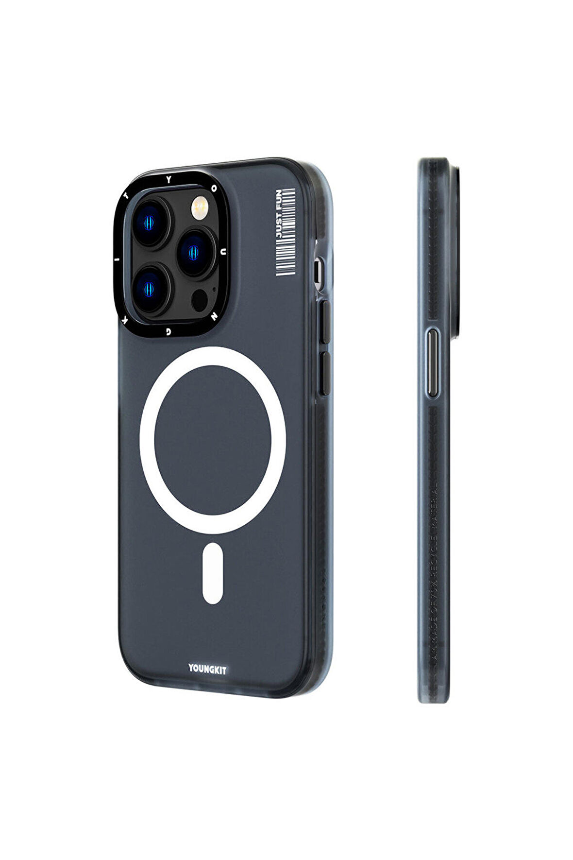 YoungKit Apple iPhone 13 Pro Kılıf Magsafe Şarj Özellikli Youngkit Colored Sand Serisi Kapak