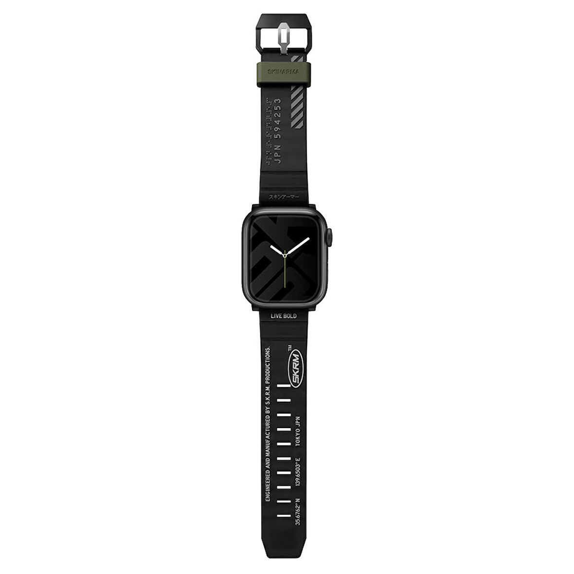 Watch Akıllı Saat Kordonu 42mm Kordon Shokku Strap Kayış Siyah