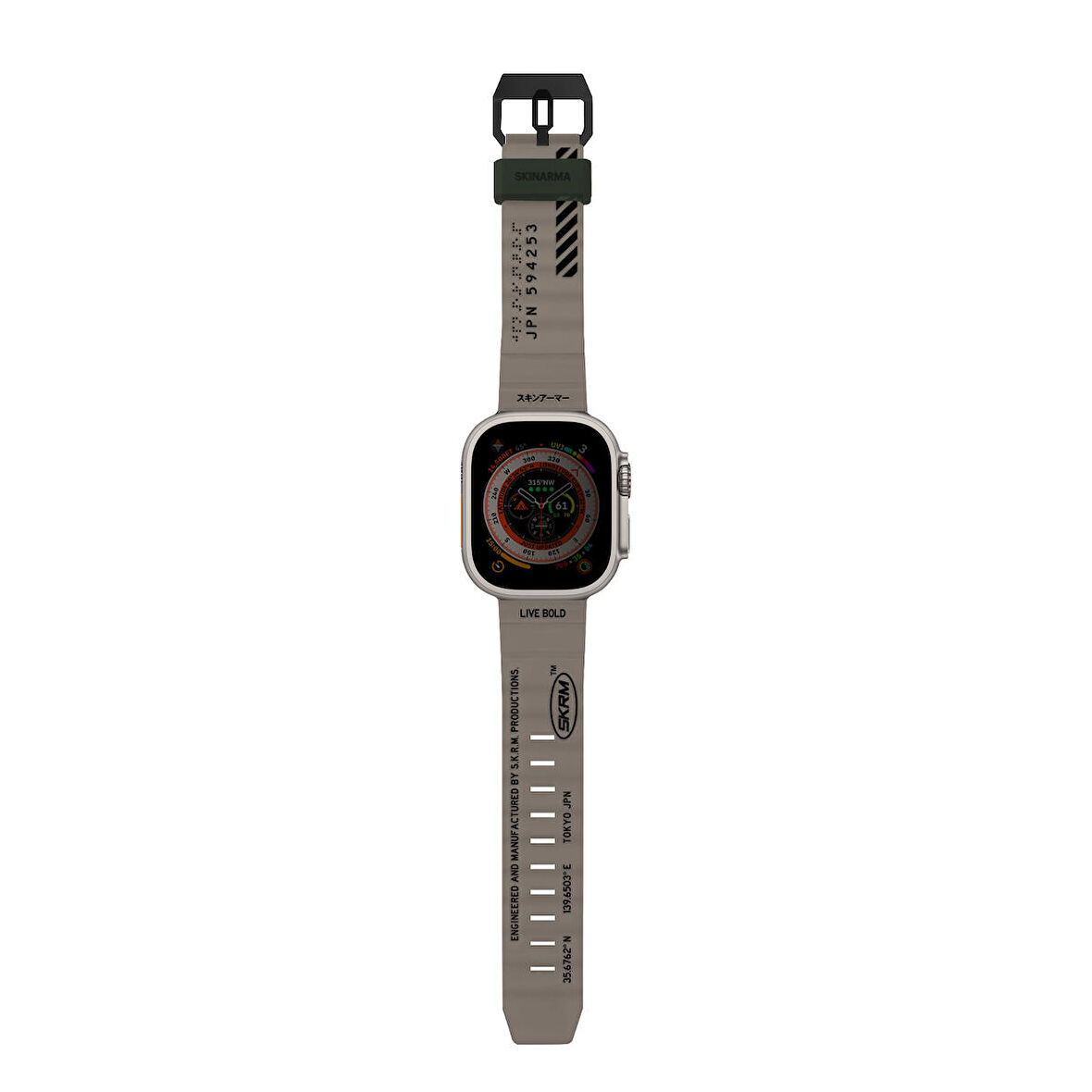 Watch Akıllı Saat Kordonu 44mm Kordon SkinArma Shokku Strap Kayış Kahve