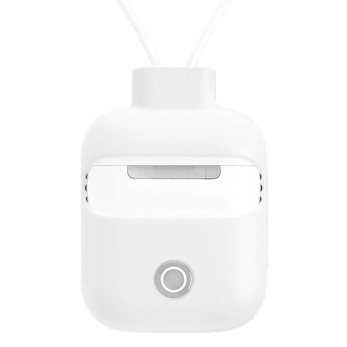 Airpods Uyumlu Kılıf Boyun Askılı Jelly Bean Tasarımlı Lisanslı Switcheasy ColorBuddy Beyaz