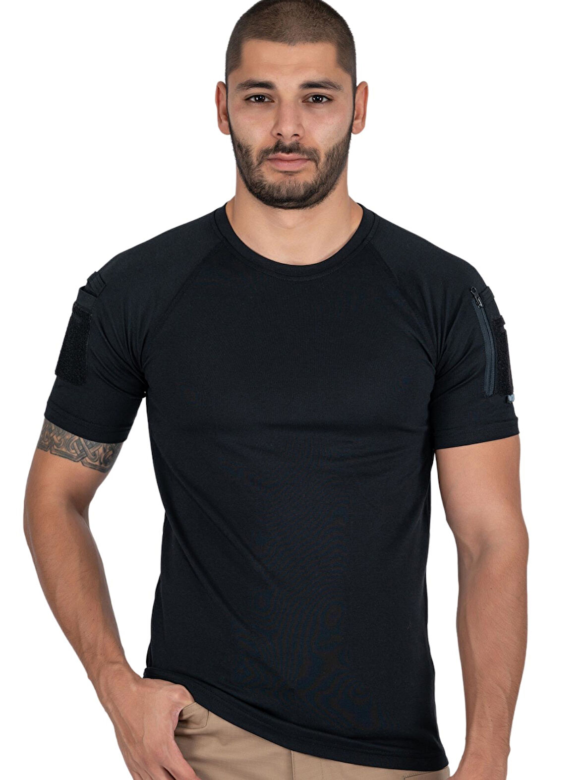 Combat Tactikal taktik tişört yuvarlak bisiklet yaka tişört outdoor T-shirt- 801 PİKE