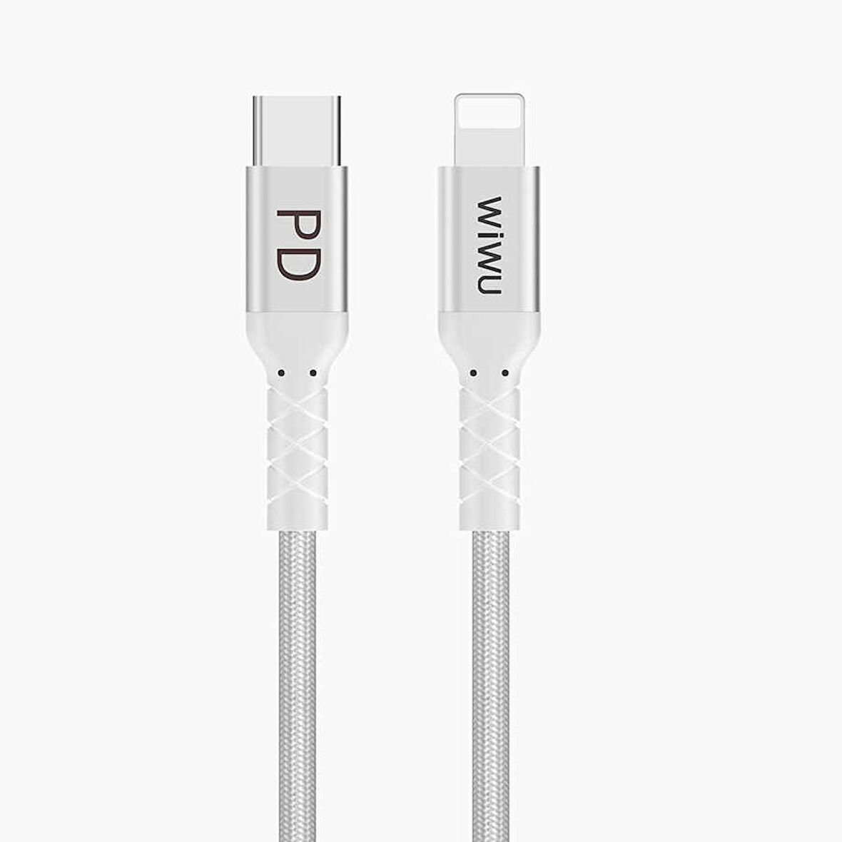 Wiwu WP101 MFI Lightning PD Kablo 30W Hızlı Şarj Kablosu 100 mm Data Kablo