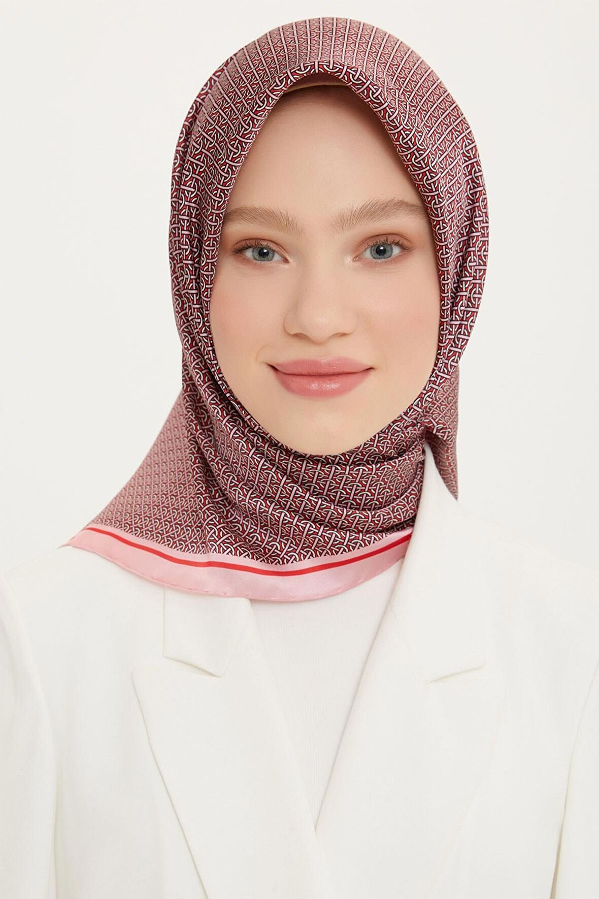 Armine Nostalji Serisi Twill İpek Eşarp  8733D-31
