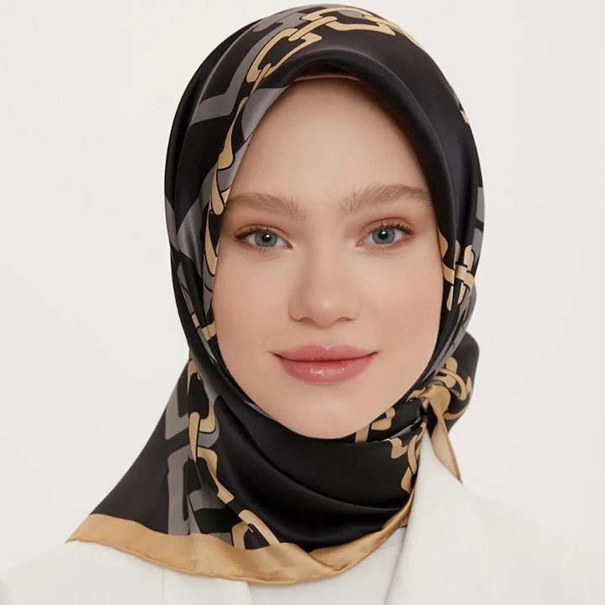 Armine E22YA8736D0336 Dj Saf İpek Eşarp 8736D (T)  (Nostalji Twill)