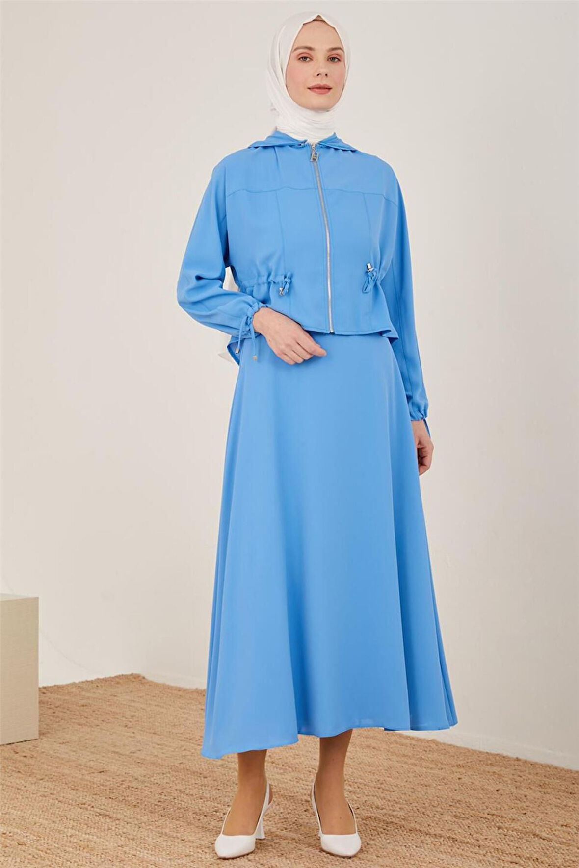 Kadın Etekli Takım - Mavi | 42