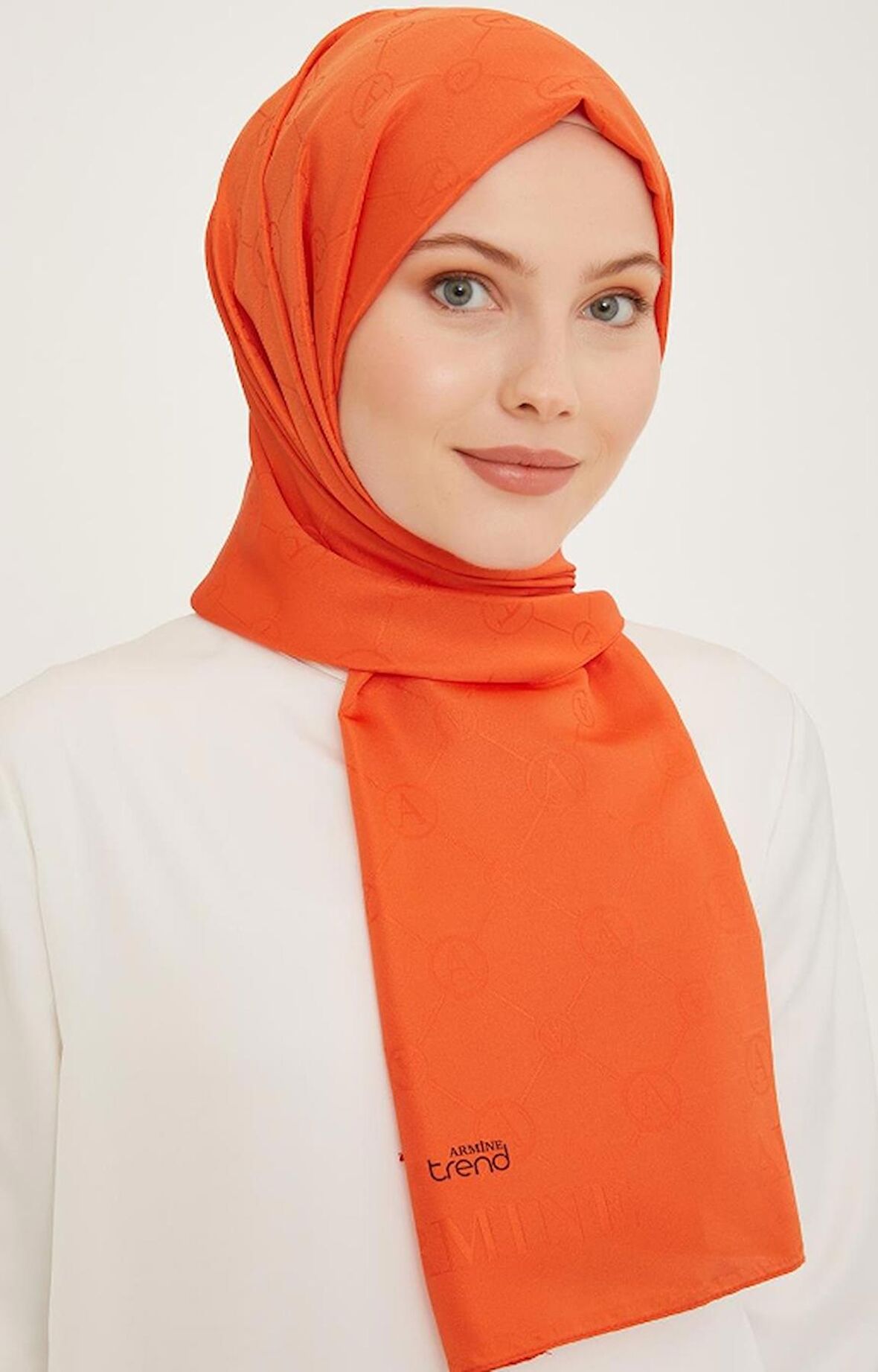Armine Trend İnci Monogram 2-14 Turuncu