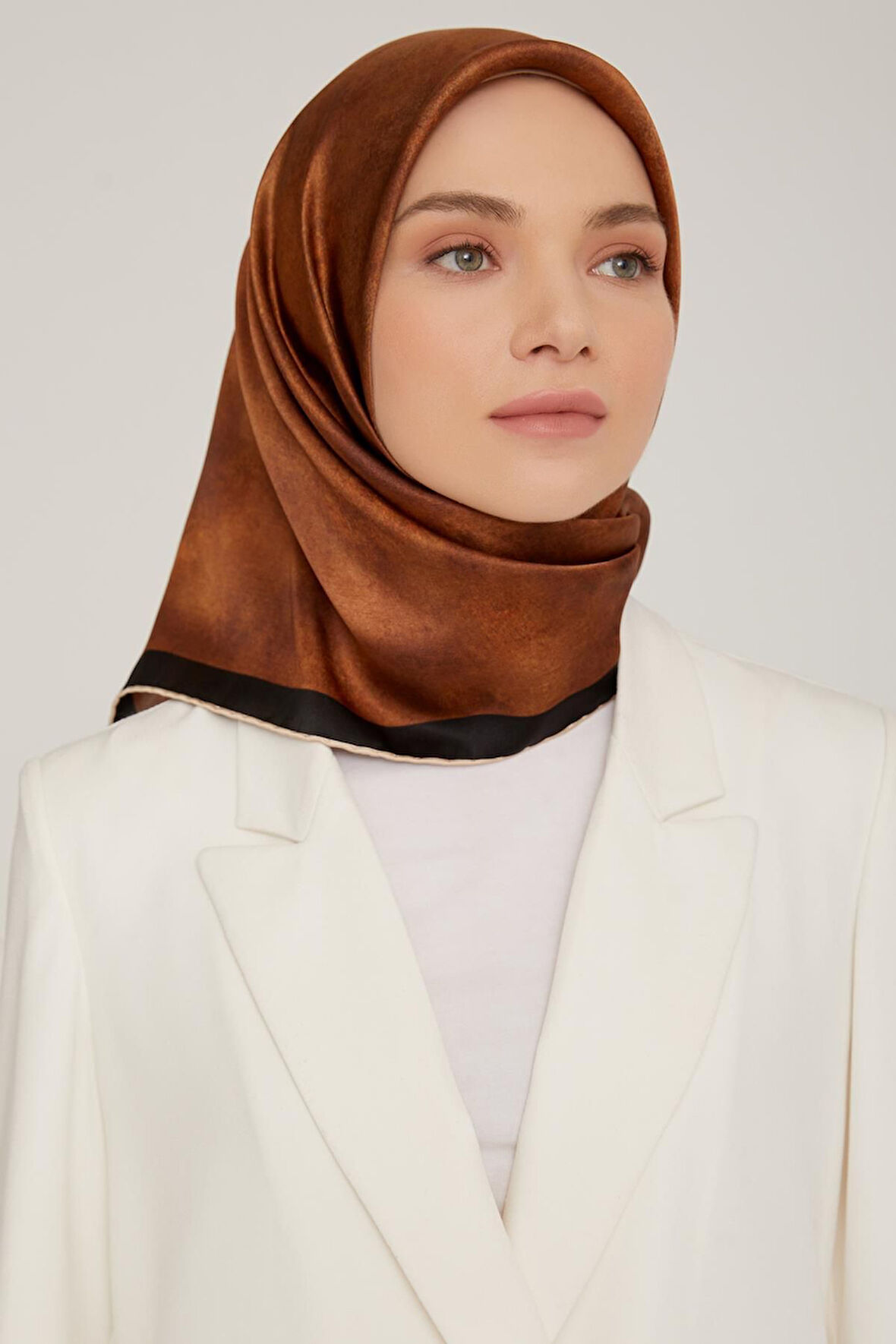 DJ SAF İPEK EŞARP 8849D (SURA) (NOSTALJİ) KİREMİT -8849d-34