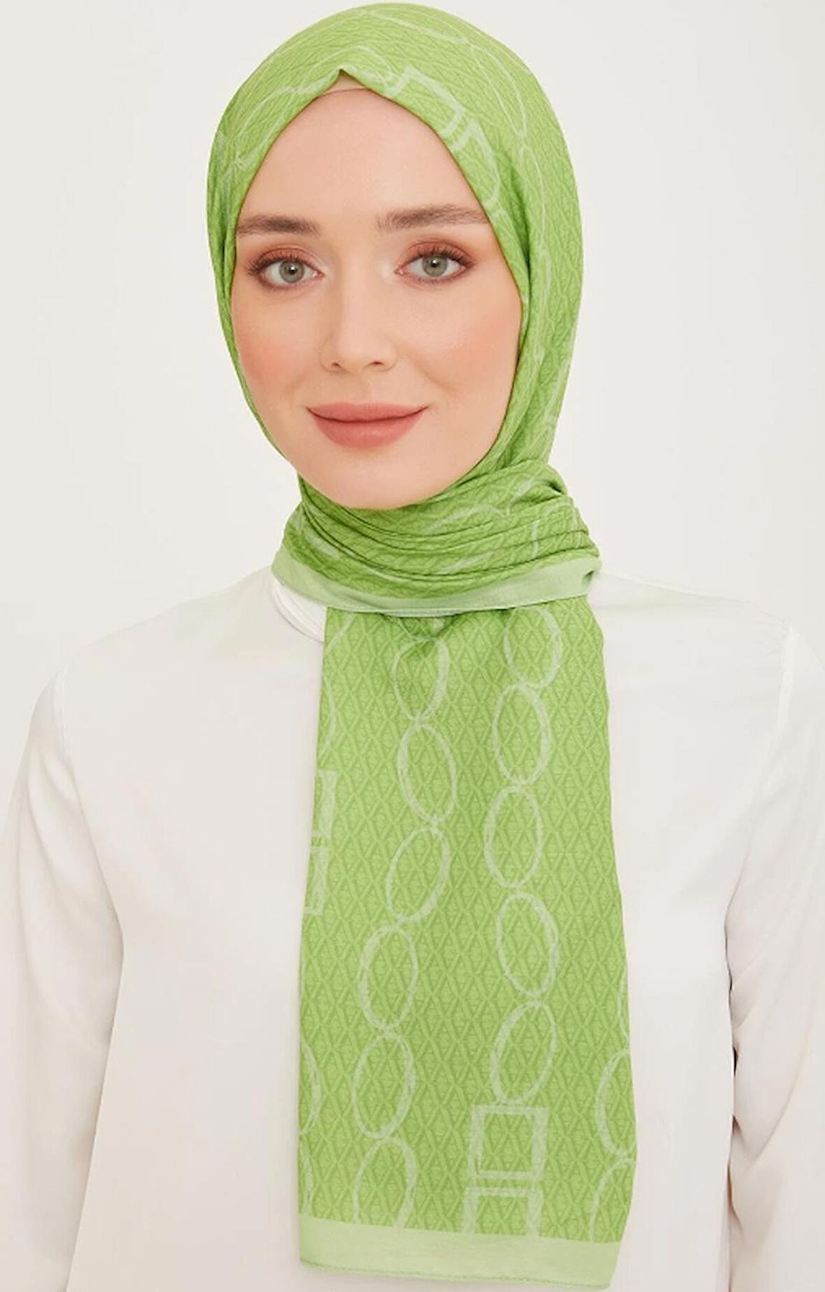 Armine Trend Yeşil Karma Desen 10007-12