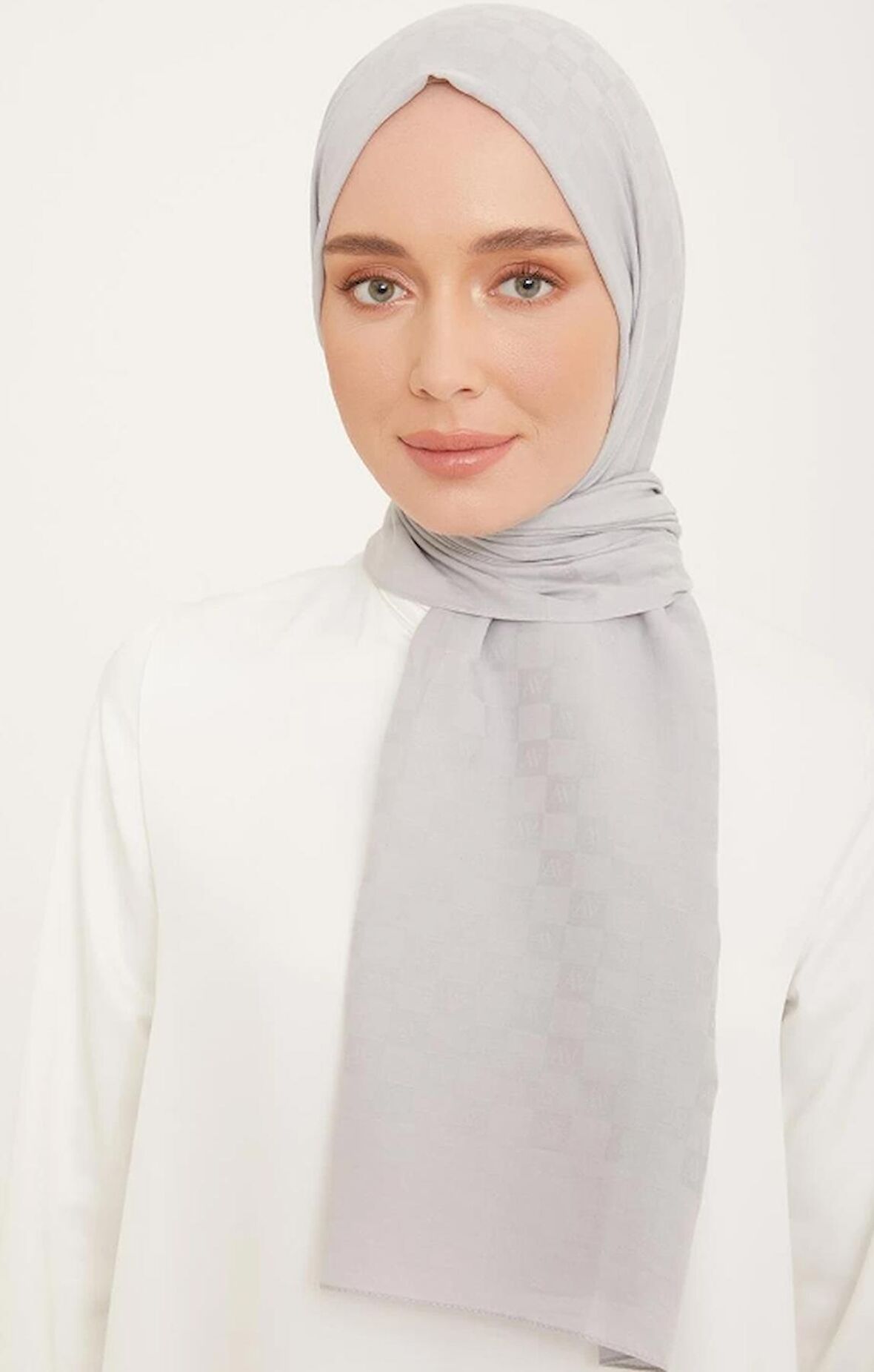 Armine Trend P.Monogram Şal 3367 Gri