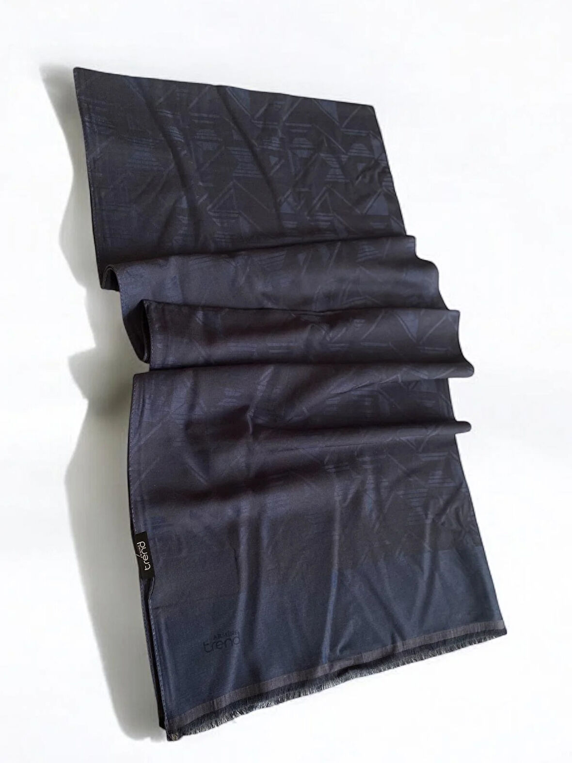 Armine Trend Pera Şal 2-4869 Lacivert