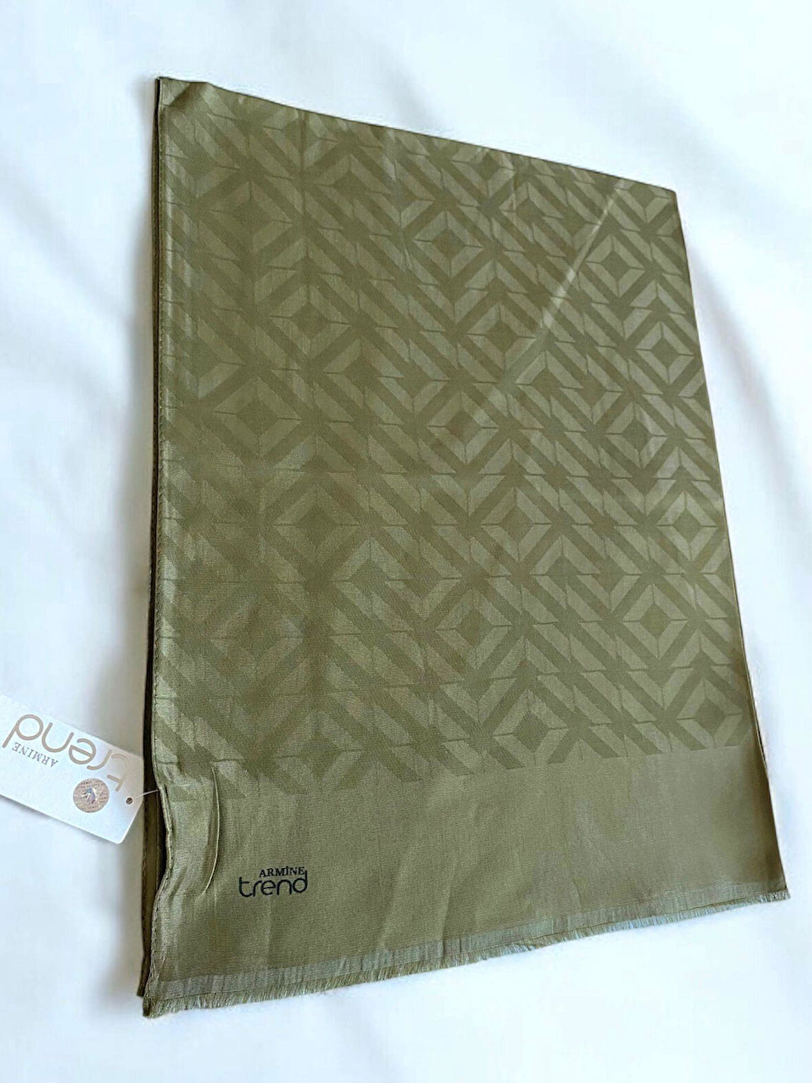 Armine Trend Pera Şal 1-4868 Haki