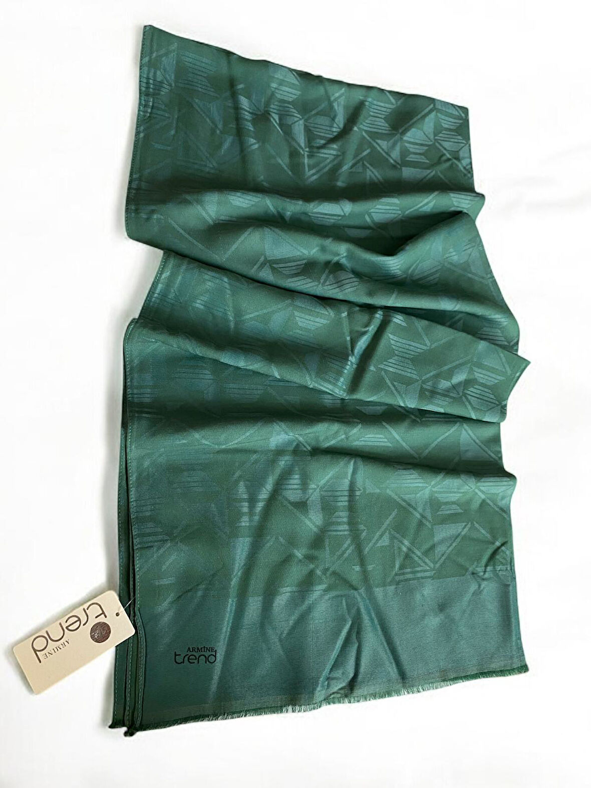 Armine Trend Pera Şal 2-4881 Mint Yeşil