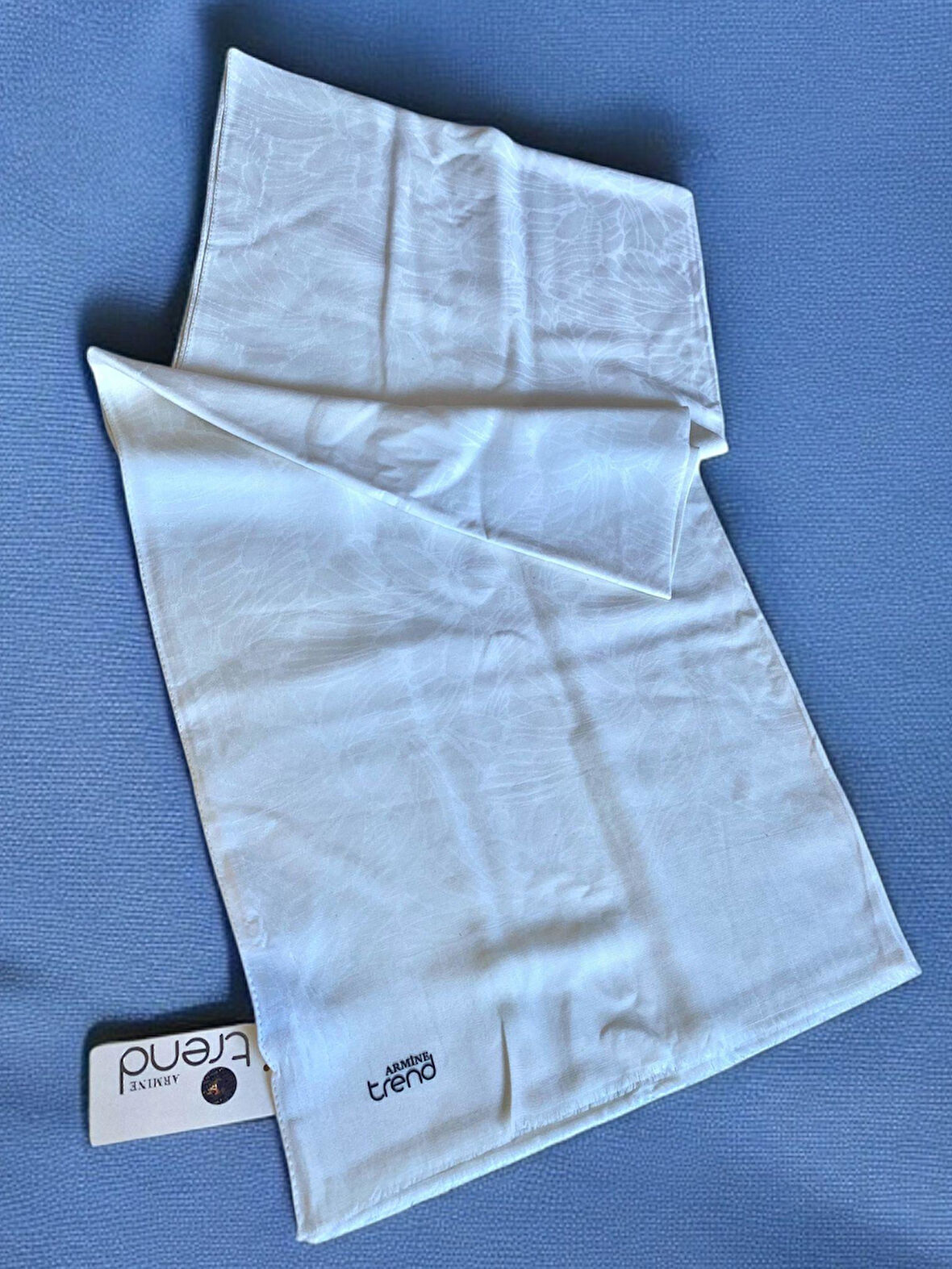 Armine Trend Pera Şal 3-4855 Beyaz