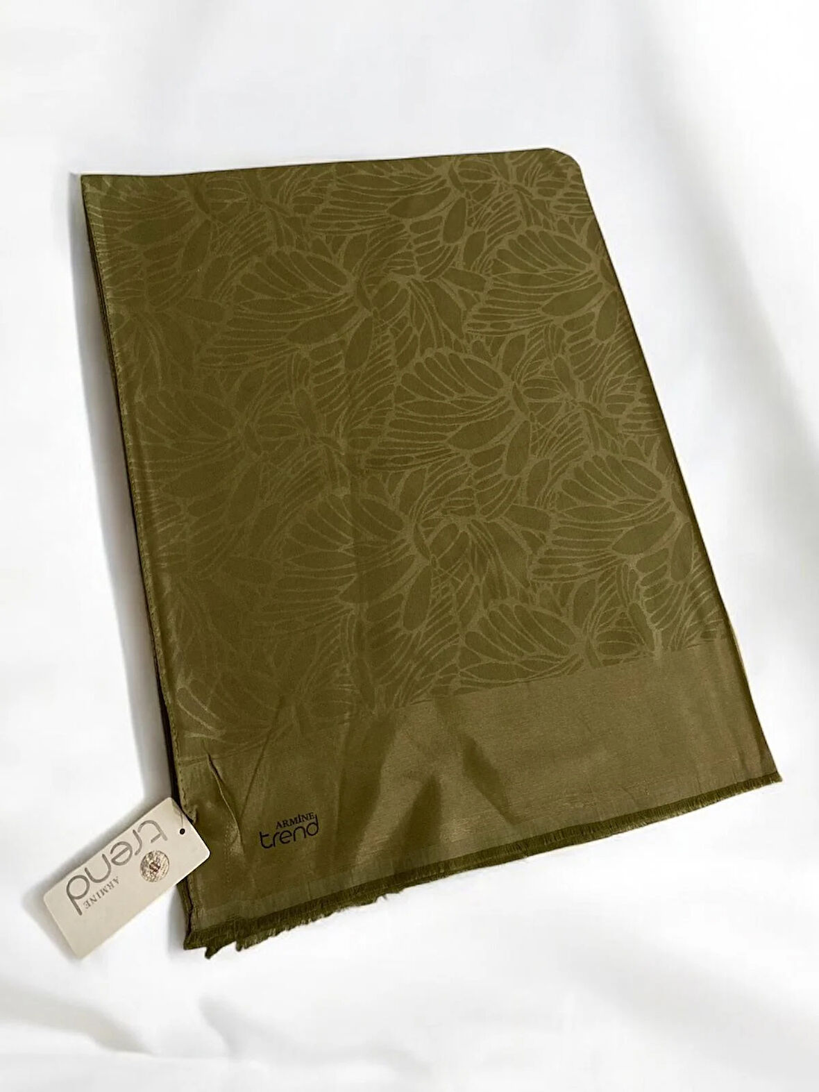 Armine Trend Pera Şal 3-4868 Haki