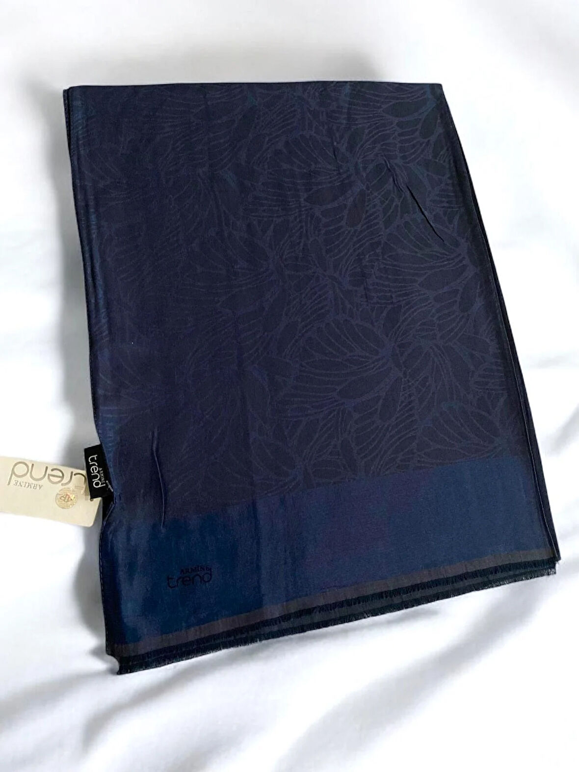 Armine Trend Pera Şal 3-4869 Lacivert