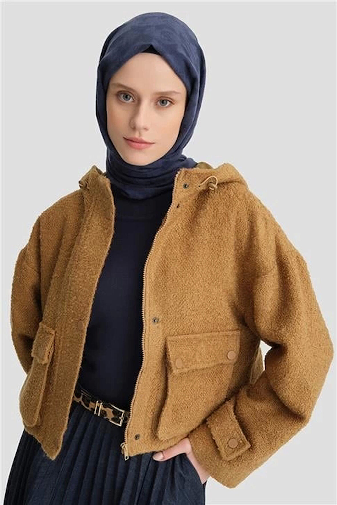 Armine Tüvit Kumaşlı Mont 24K5702 Camel