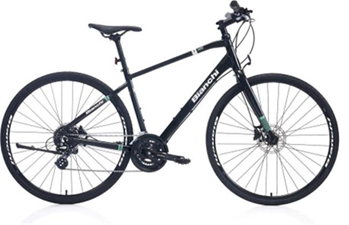 BIANCHI T0010X2 ERKEK ŞEHİR BİSİKLETİ 495H HD 28 JANT 16 VİTES SİYAH YEŞİL YS728