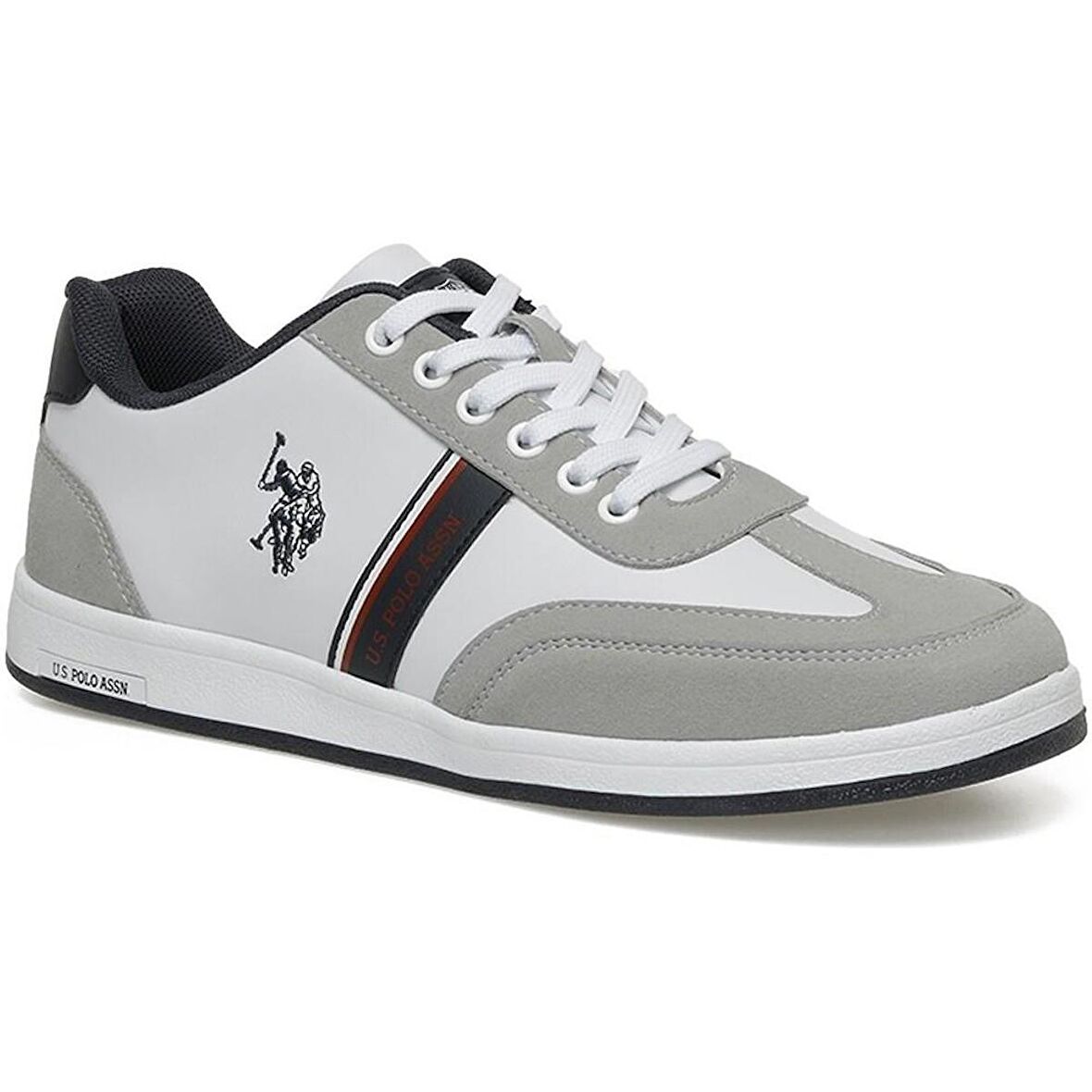 U.S.POLO ASSN.KARES PU 3PR BEYAZ COMFORT CASUAL ANATOMİK SNEAKER