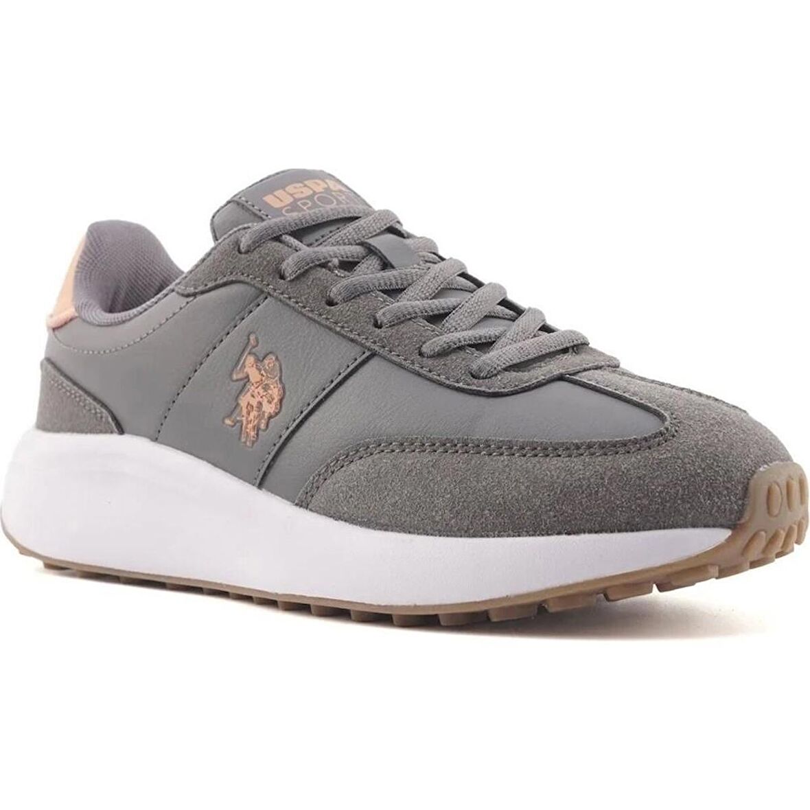 U.S.POLO ASSN REMUS 3PR GRİ COMFORT CASUAL UNİSEX SPOR AYAKKABISI