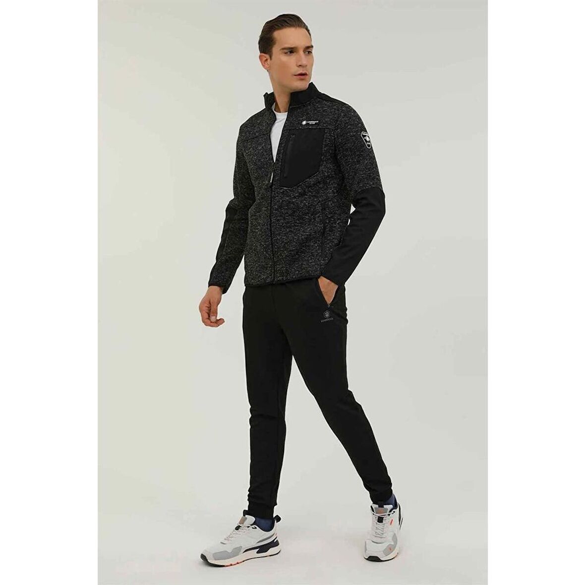 A10139853308010 101398533 Ml Bryan 7Ck25 3Pr Lumberjack Erkek Sweat SİYAH