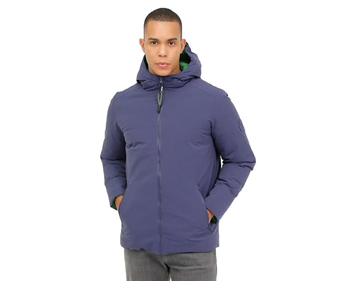 Lumberjack Ml Lucas Coat 1Sn55 3Pr Erkek Günlük Mont (Çift Taraflı) 101398654 Mavi