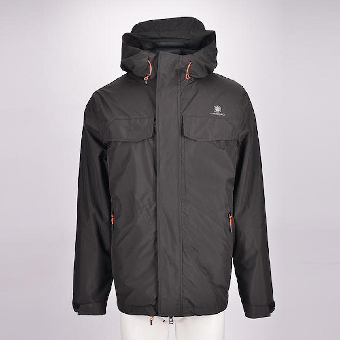 LUMBERJACK PRIME 3PR SİYAH SU İTİCİ RÜZGAR GEÇİRMEZ MONT+YELEK ÇİFTLİ TAKIM ERKEK MONT