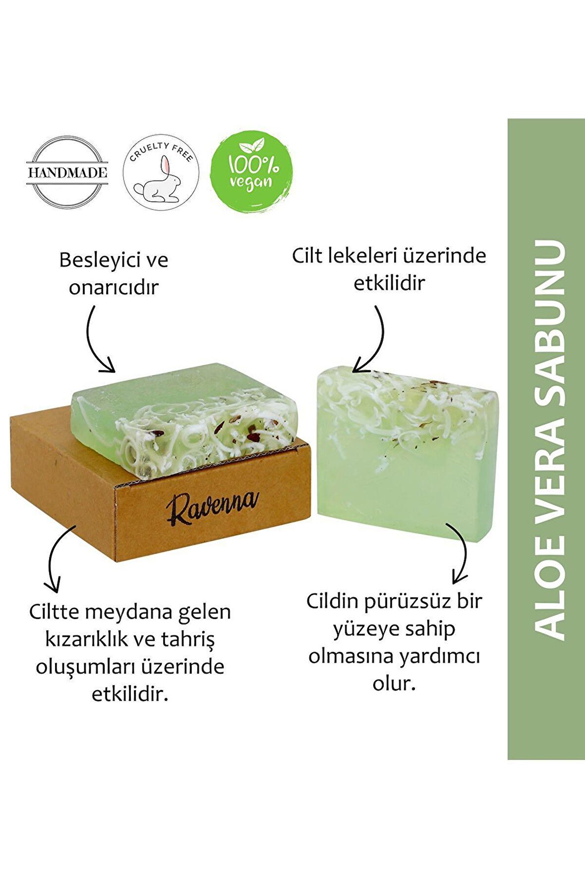 RAVENNA Gliserinli Aloe Vera Sabunu 120 Gram