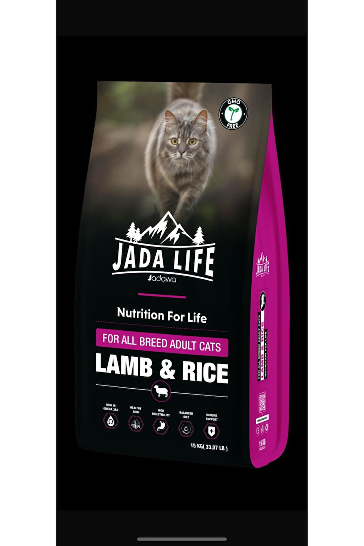ADULT CAT FOOD WITH LAMB & RICE 15 kg
