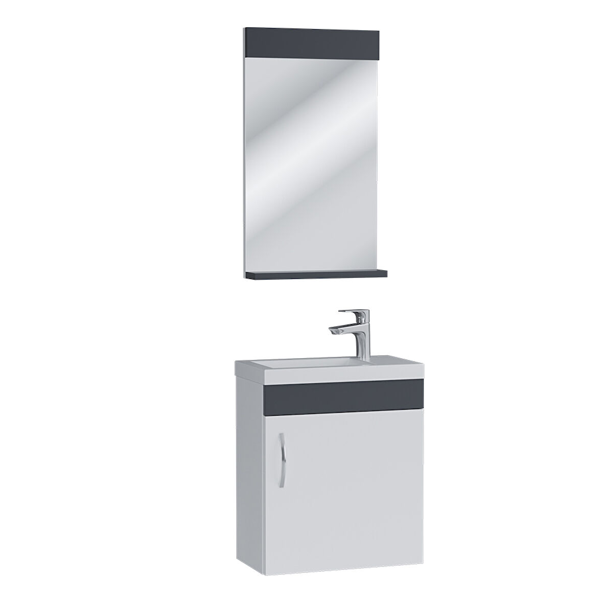 UBM Zerde 50 cm Banyo Dolabı Anrasit