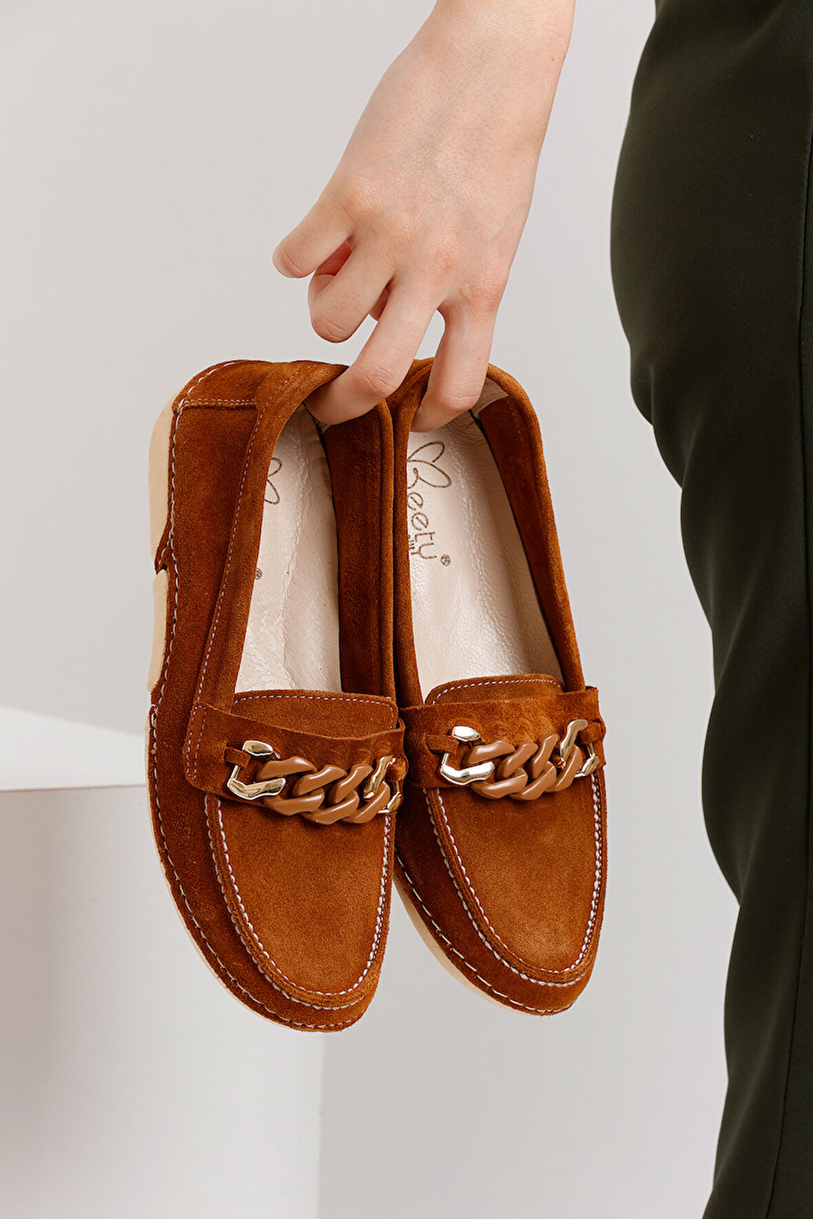 Kadın Hakiki Deri Loafer BY173