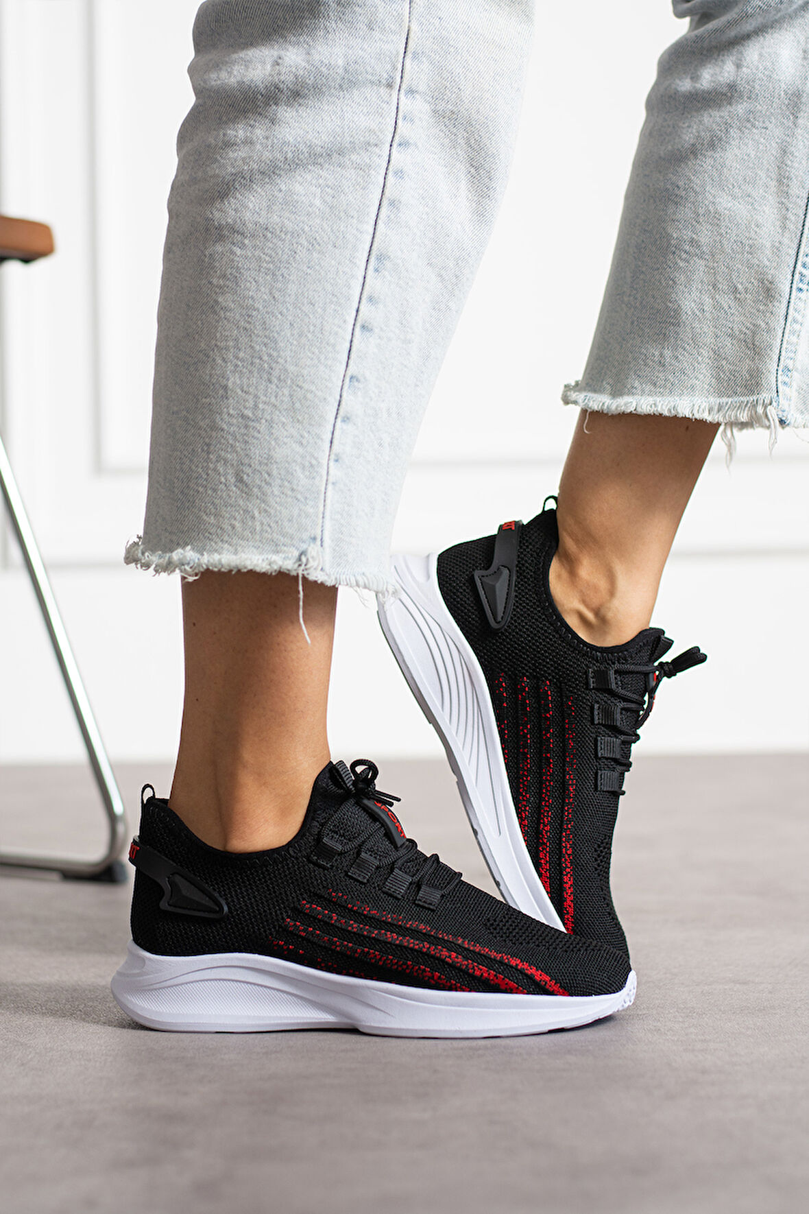 Unisex Yıkanabilir Rahat Hava Alabilen Kokusuz Triko Spor Ayakkabı Sneaker 015