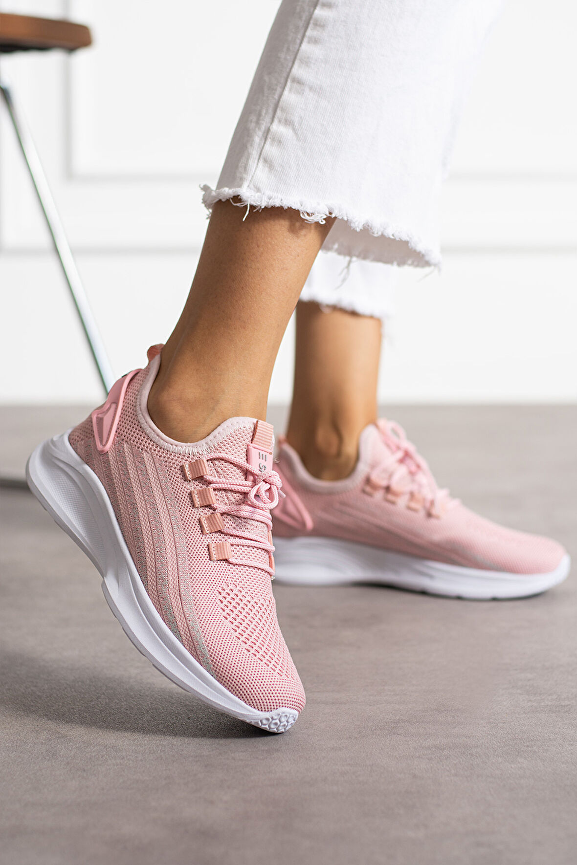 Unisex Yıkanabilir Rahat Hava Alabilen Kokusuz Triko Spor Ayakkabı Sneaker 015