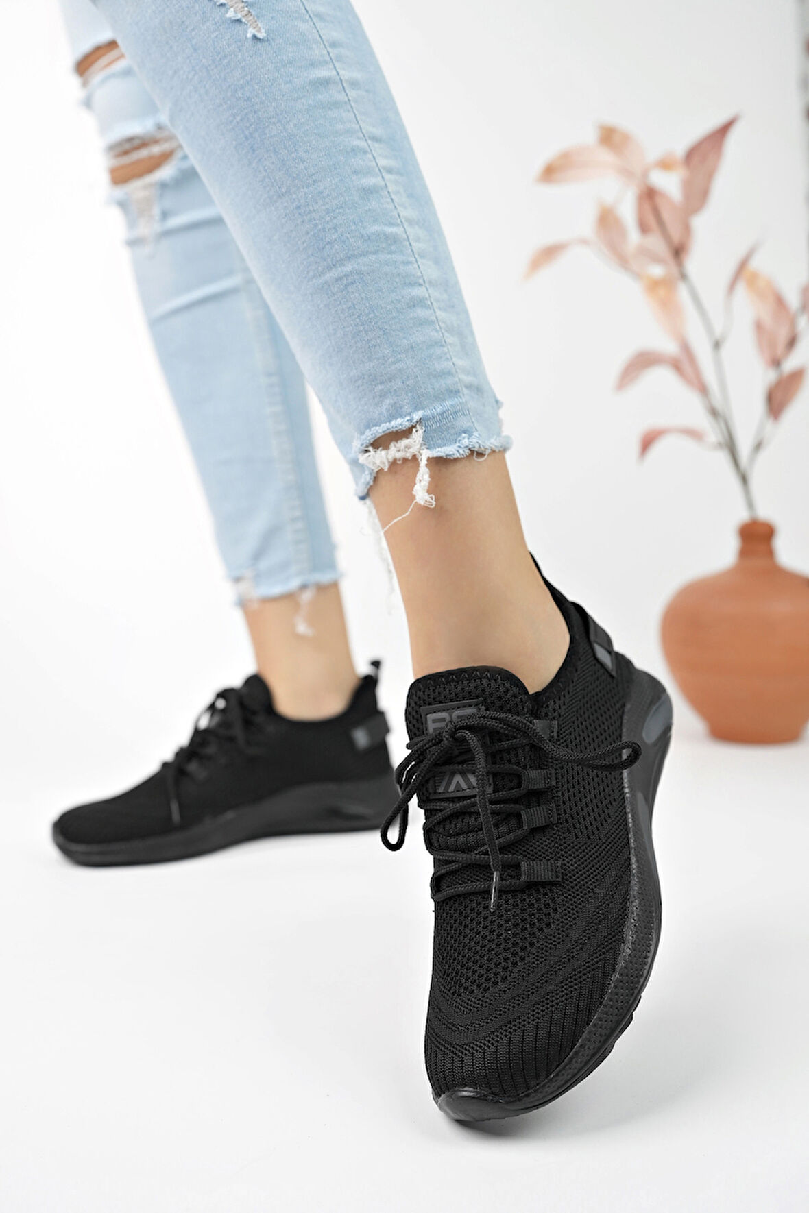 Unisex Triko Sneaker Rahat Hava Alabilen Kokusuz Spor Ayakkabı 4555