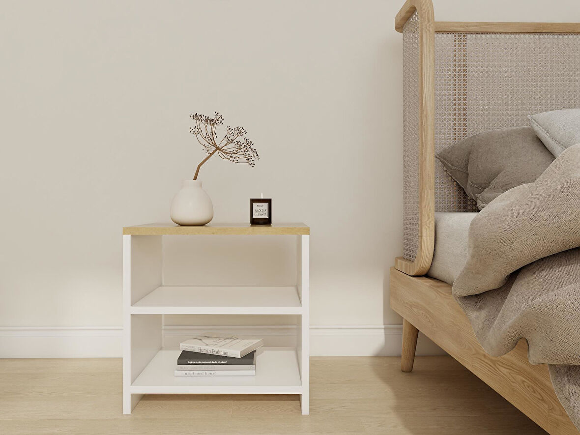 Mars komodin Lefkasmeşe-Beyaz