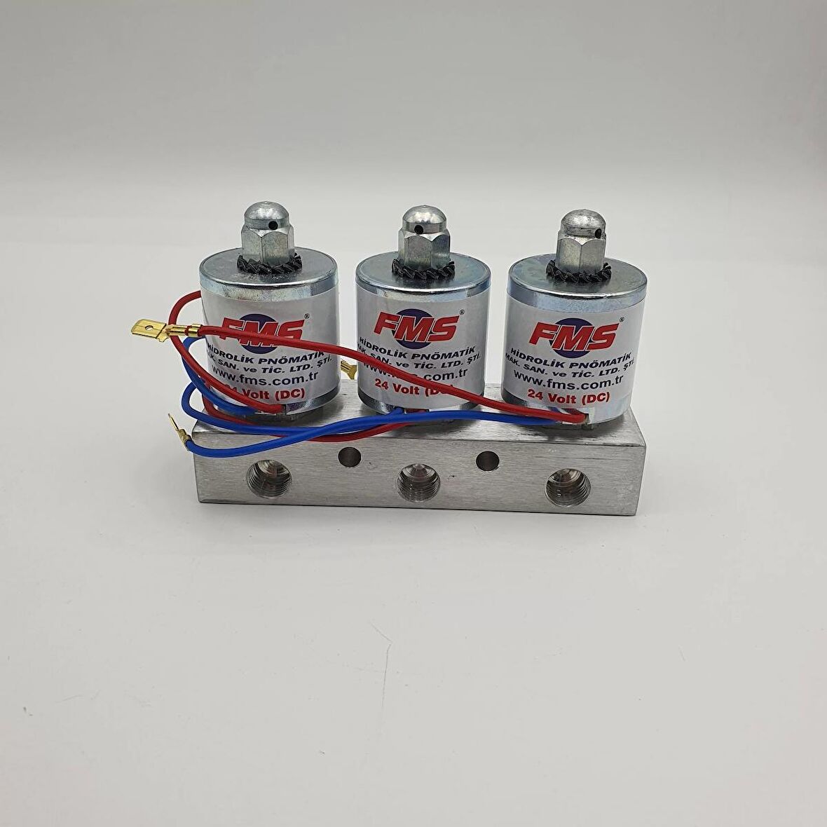 1/4 12V / 24V / 110V / 220V ÜÇLÜ DAMPER PNÖMATİK VALF