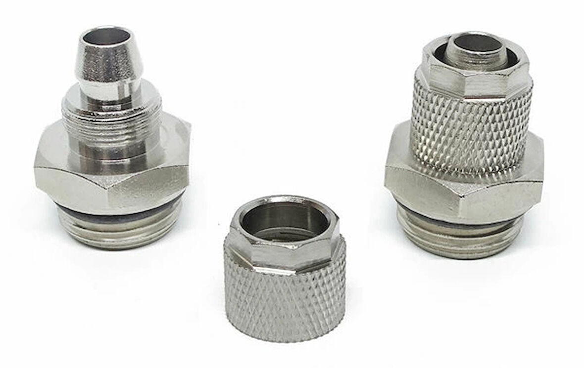 Metal Somun Sıkmalı Rekor 8x12mm - 1/4