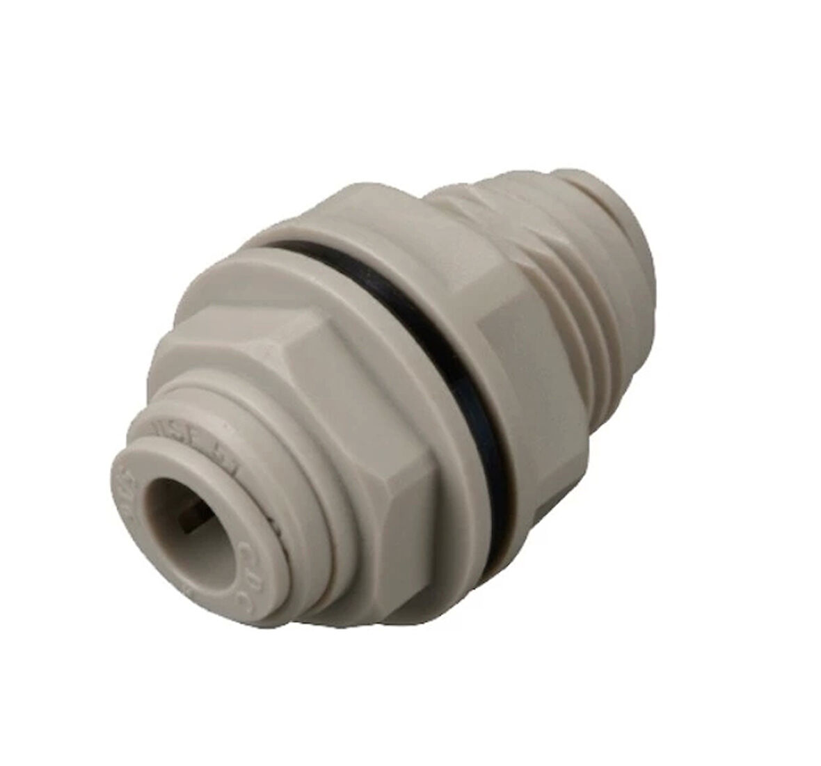 Gıda Rekoru Perde Geçişli Nipel 6.35mm - 1/4