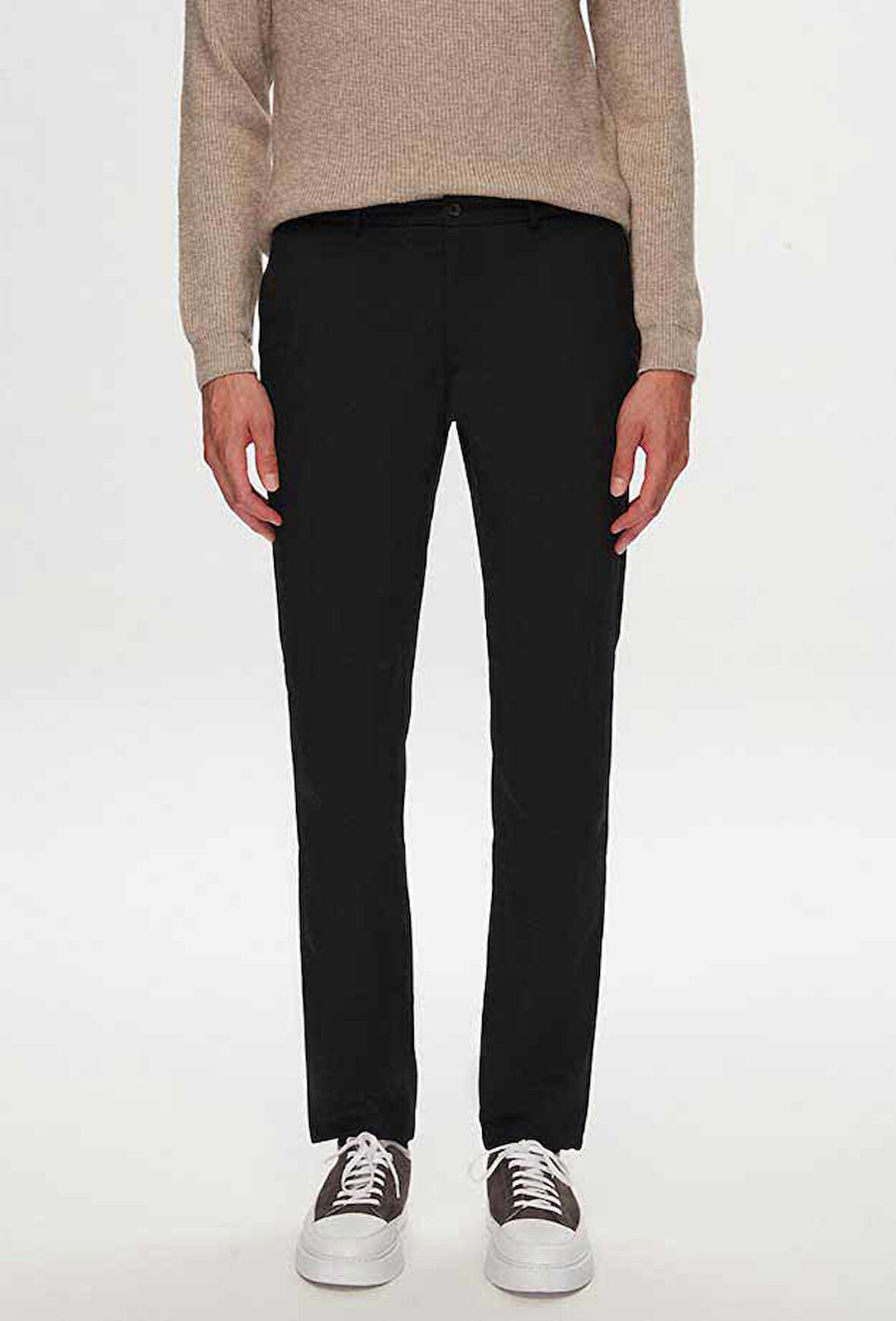 Twn Siyah Gabardin Jogger Pantolon 3EC03S2023451