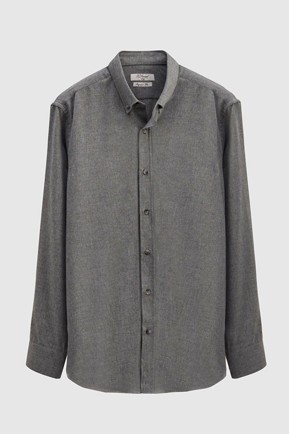 Ds Damat Comfort Gri Düz Gömlek 3HC02HD312651