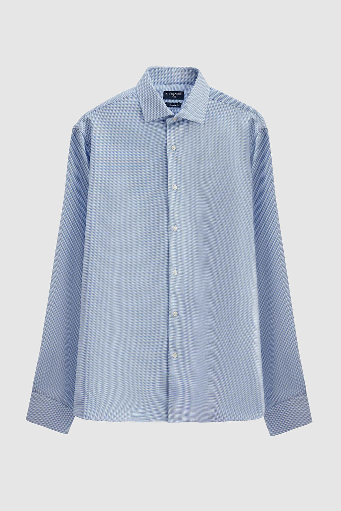 Ds Damat Regular Fit Mavi Çizgi Desenli Gömlek 3HF02IG051852