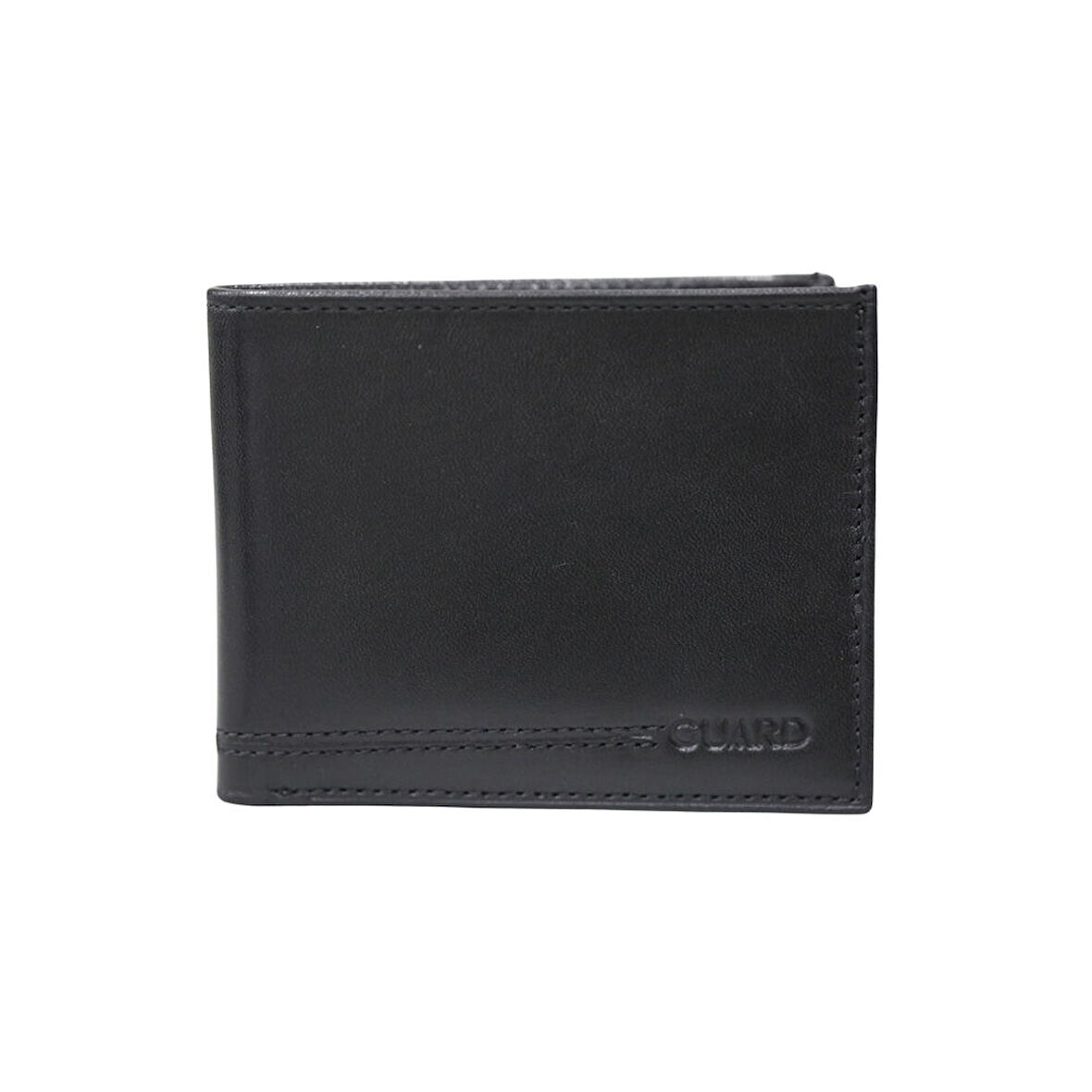Guard Temi Siyah Klasik Hakiki Deri Erkek Cüzdanı P171
