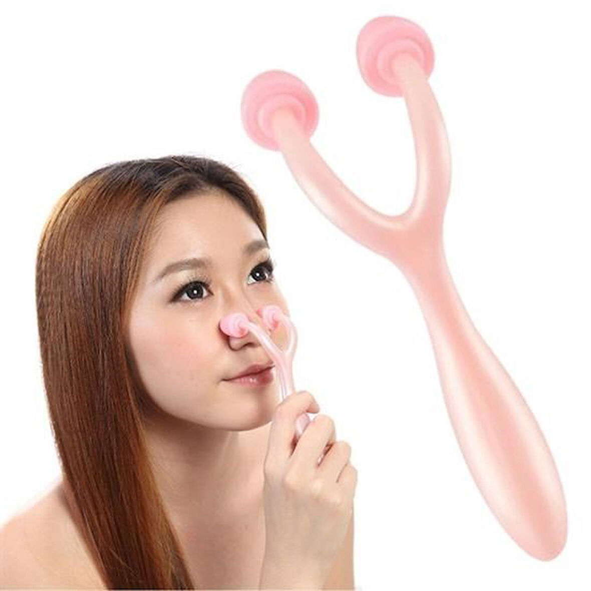 OLLEVRA Dolaşım Arttırıcı Burun İnceltici Şekillendirici Yüz Burun Masaj Aleti