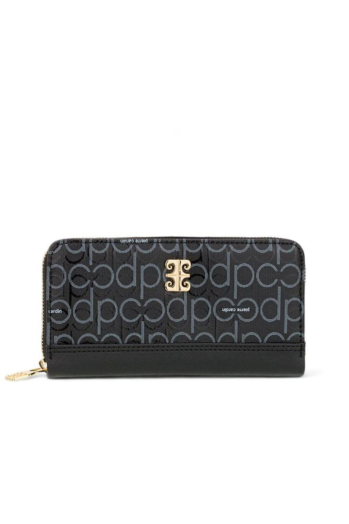 Pierre Cardin Monogram Siyah Kadın Portföy & Clutch Çanta 06PC24Y604-PMN