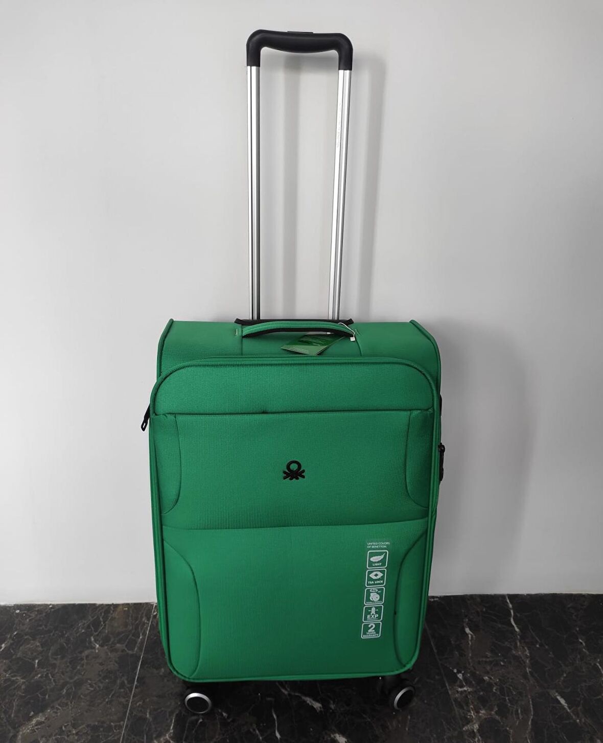 Benetton Trolley 60 Cm Yeşil Valiz