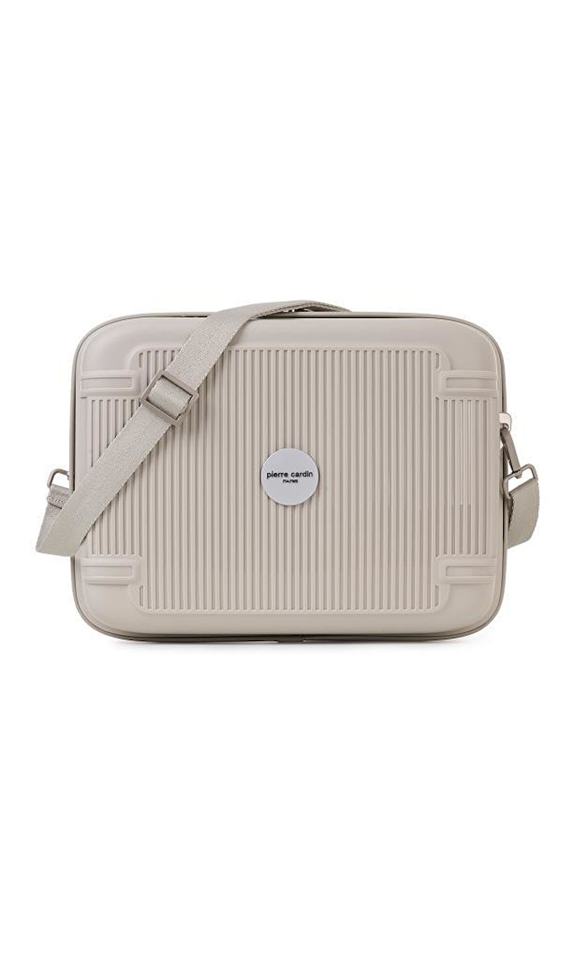 Pierre Cardin Seyahat Kozmetik Çantası Valiz Uyumlu Gri 04PCMKY7070-GR