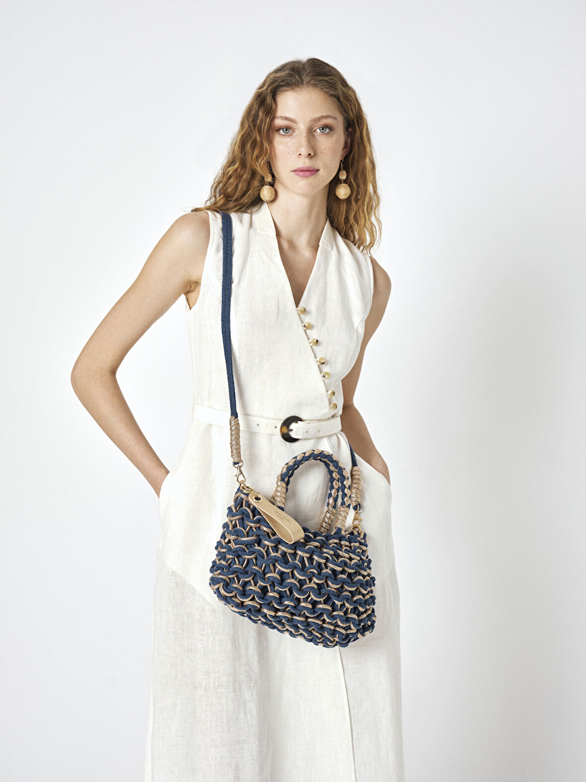 PİERRE CARDİN KADIN HASIR OMUZ ÇANTASI 05PC25Y20283