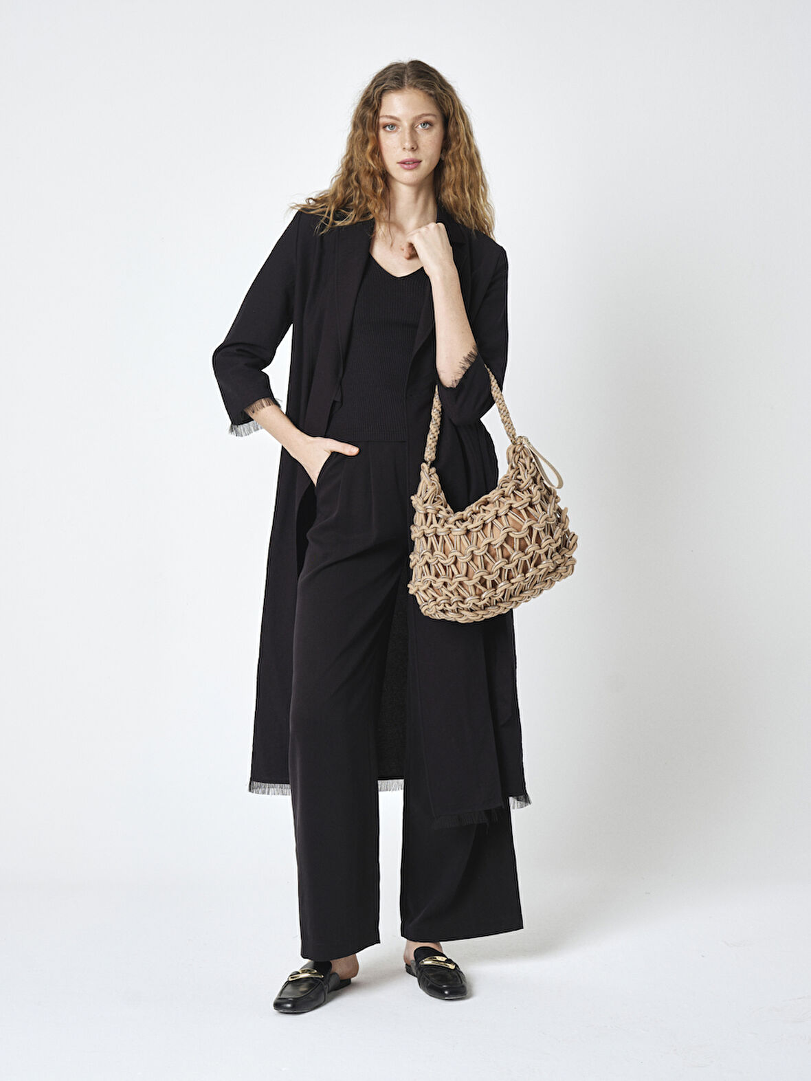 PİERRE CARDİN KADIN HASIR EL ÇANTASI 05PC25Y20291